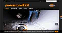 Desktop Screenshot of professionalline.com